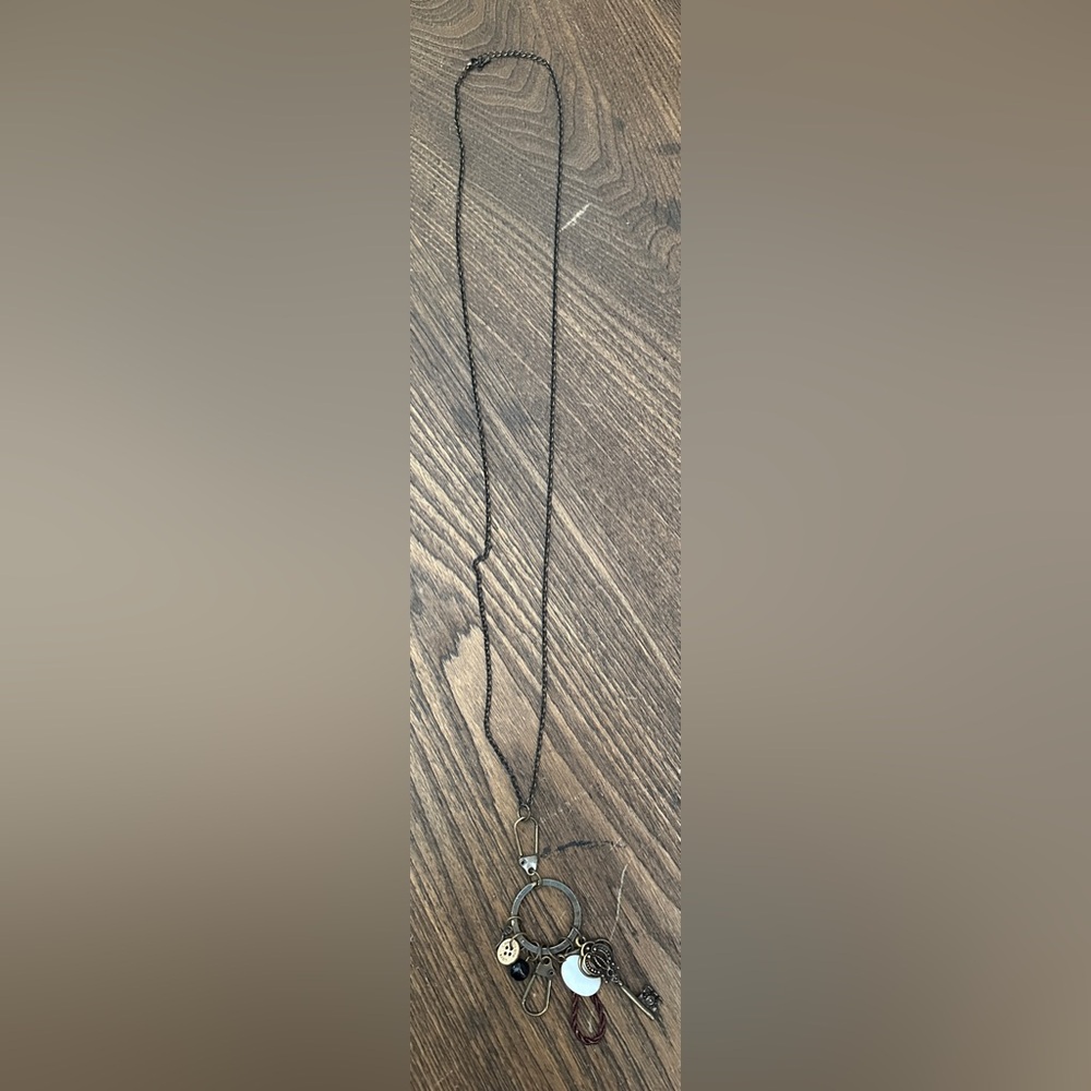 Bronze tone Charm Necklace